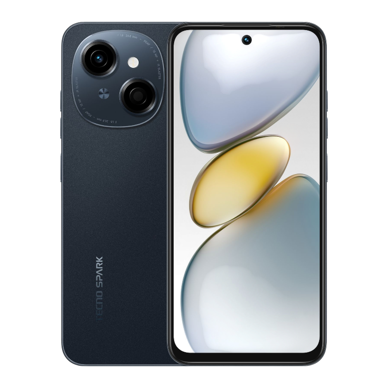 Смартфон Tecno Spark Go 1 3/64GB Startrail Black (4894947036422)